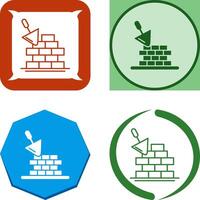 Brickwall Icon Design vector