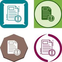 Document Icon Design vector