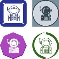 Astronaut Icon Design vector