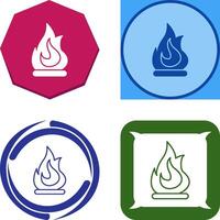 Fire Icon Design vector