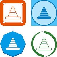 Traffic Cone Icon Design vector