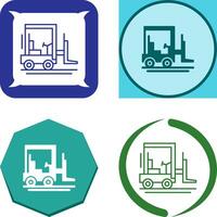 Forklift Icon Design vector