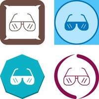 Sun Glasses Icon Design vector