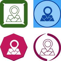 Map Icon Design vector