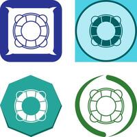 Life Preserver Icon Design vector