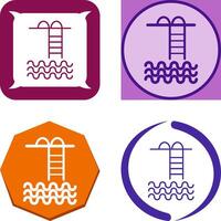 Swiming pool Icon Design vector