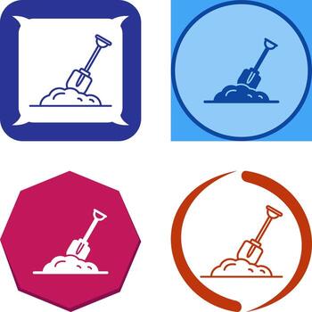 Digging Icon Design vector