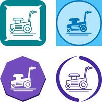 Lawn Mower Icon Design vector