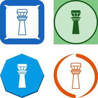 Control Tower Icon Design vector