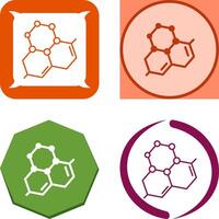 Molecule Icon Design vector