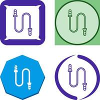 Jumping Rope Icon Design vector