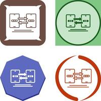Data Synchronization Icon Design vector
