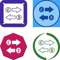 Exchange Icon Design vector