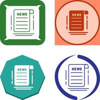 News Icon Design vector