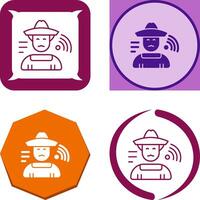Farmer Icon Design vector