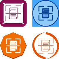 Scan Icon Design vector