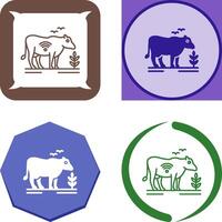 Cattle Icon Design vector