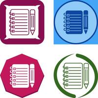 Chick List Icon Design vector