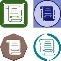 Write Icon Design vector
