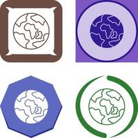 Earth Icon Design vector