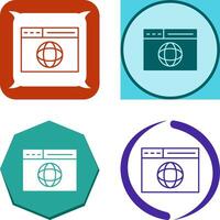 Web Page Icon Design vector