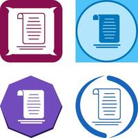 Document Icon Design vector