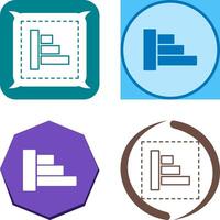 Object Alignment Icon Design vector
