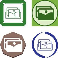 fotografía icono diseño vector