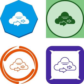 Cloud Computing Icon Design vector