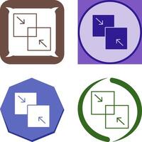 Combine Icon Design vector