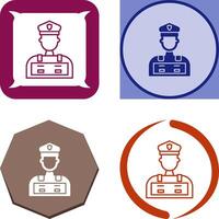 Police Man Icon Design vector