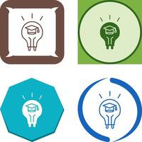 Light Bulb Icon Design vector