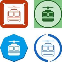 Cable car Icon Design vector