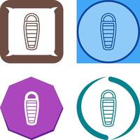 Sleeping Bag Icon Design vector