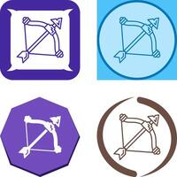 Crossbow Icon Design vector