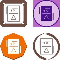 Formula Icon Design vector