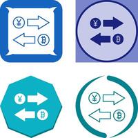 Exchange Icon Design vector