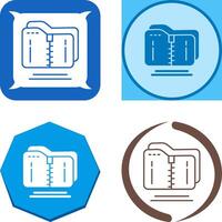 Compressed Icon Design vector