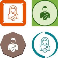 Candidate Icon Design vector