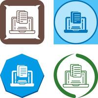 Document Icon Design vector