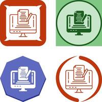 Note Icon Design vector