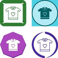 T Shirt Icon Design vector