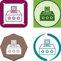 Ballot Icon Design vector