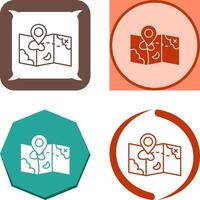 Map Icon Design vector