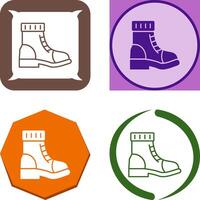 diseño de icono de botas vector