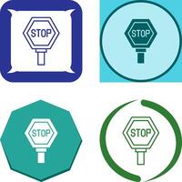 Stop Sign Icon Design vector