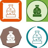 Flask Icon Design vector