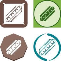 Hotdog Icon Design vector