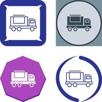 Cargo Truck Icon Design vector