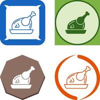 Chicken Icon Design vector